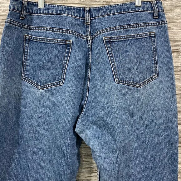 ☀️☀️ 16P Classic Fit Straight Leg Jeans – 100% Cotton Dark Stone Wash - Picture 5 of 7